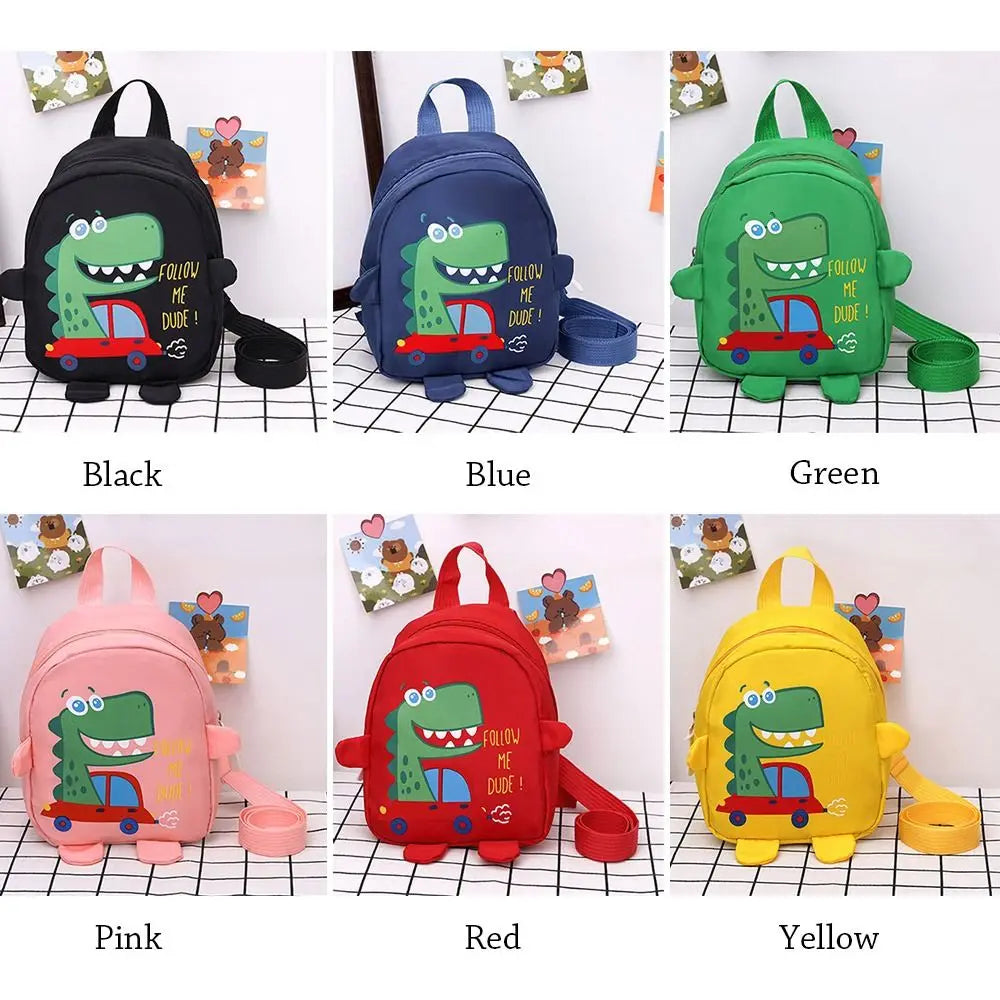 Children Cute Cartoon Dinosaur School Bags Anti-lost Backpacks Toddler Rucksack Kindergarten Schoolbag