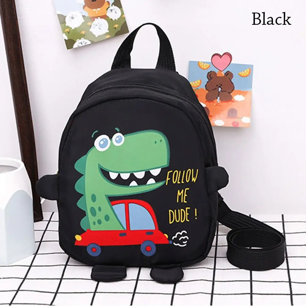 Children Cute Cartoon Dinosaur School Bags Anti-lost Backpacks Toddler Rucksack Kindergarten Schoolbag