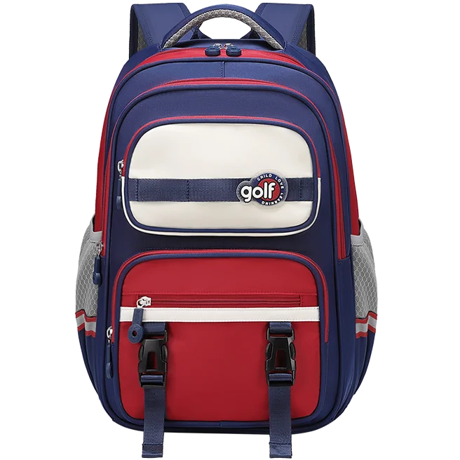 GOLF School Book Bags Kids Primary Backpack Large School Backpacks Children Elementary Bookbag Schoolbag Boys Girl multi pockets