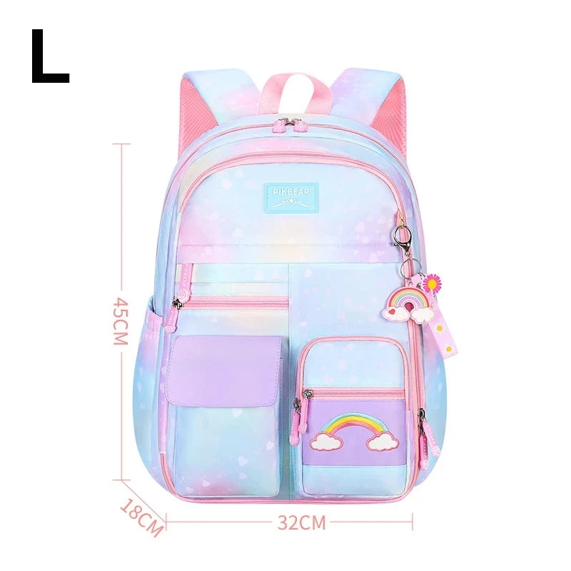 Cute Girls School Bags Children Primary School Backpack Satchel Kids Schoolbag Princess Schoolbag Mochila Infantil 2 Szies