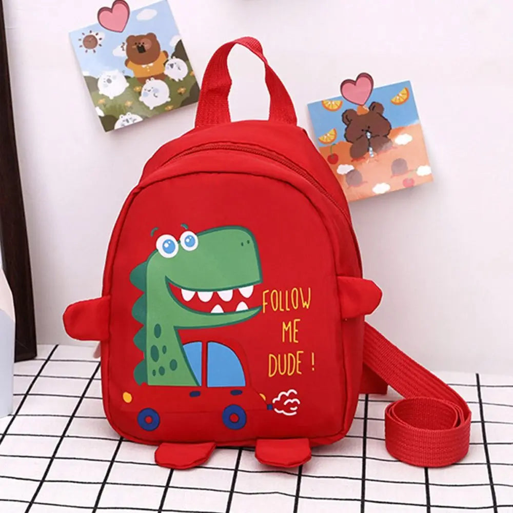 Children Cute Cartoon Dinosaur School Bags Anti-lost Backpacks Toddler Rucksack Kindergarten Schoolbag
