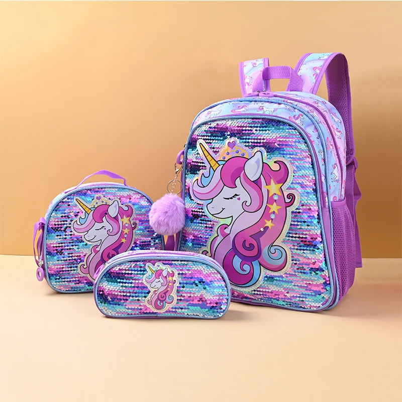 Girls Backpacks for School Cartoon Butterfly Bookbags Children Nylon Shoulder Backpack Kids Satchels Mochilas Escolares Primaria