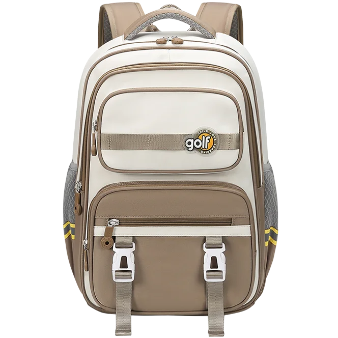 GOLF School Book Bags Kids Primary Backpack Large School Backpacks Children Elementary Bookbag Schoolbag Boys Girl multi pockets