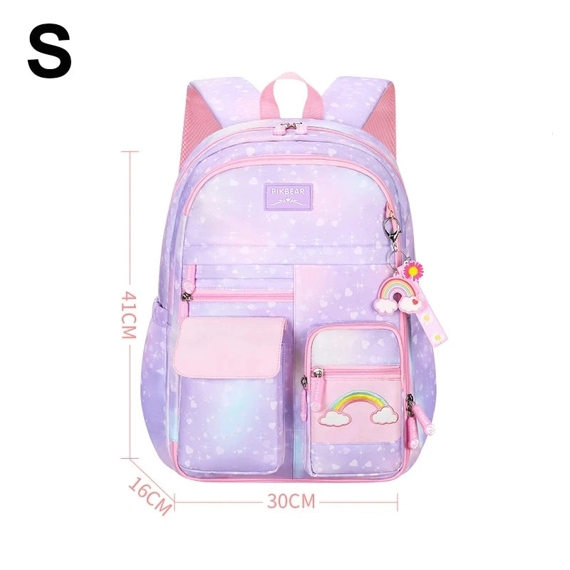 Cute Girls School Bags Children Primary School Backpack Satchel Kids Schoolbag Princess Schoolbag Mochila Infantil 2 Szies
