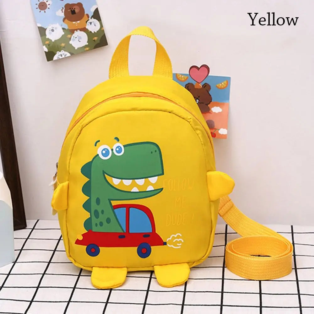 Children Cute Cartoon Dinosaur School Bags Anti-lost Backpacks Toddler Rucksack Kindergarten Schoolbag