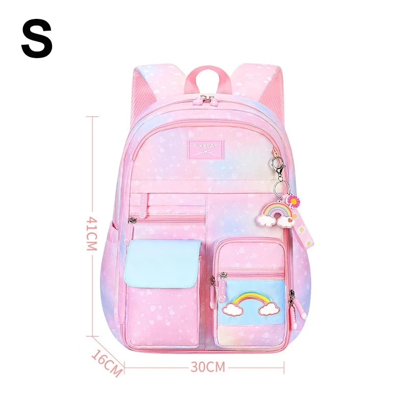Cute Girls School Bags Children Primary School Backpack Satchel Kids Schoolbag Princess Schoolbag Mochila Infantil 2 Szies