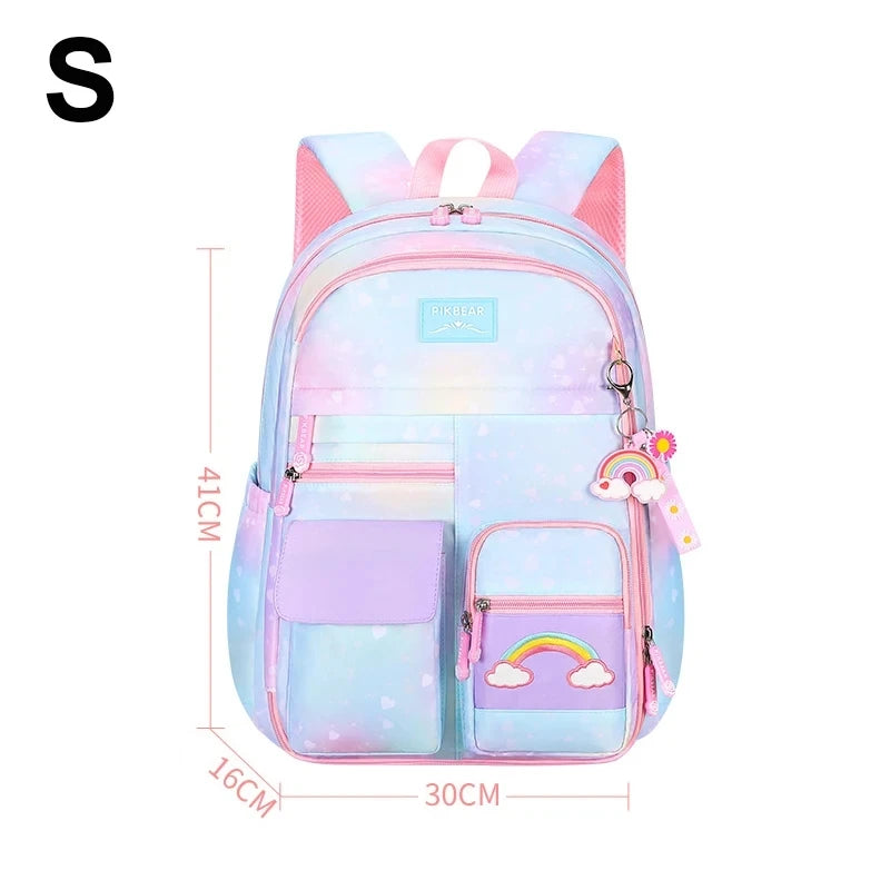 Cute Girls School Bags Children Primary School Backpack Satchel Kids Schoolbag Princess Schoolbag Mochila Infantil 2 Szies