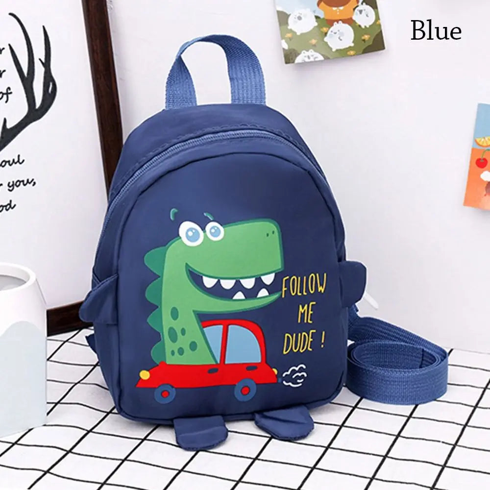 Children Cute Cartoon Dinosaur School Bags Anti-lost Backpacks Toddler Rucksack Kindergarten Schoolbag