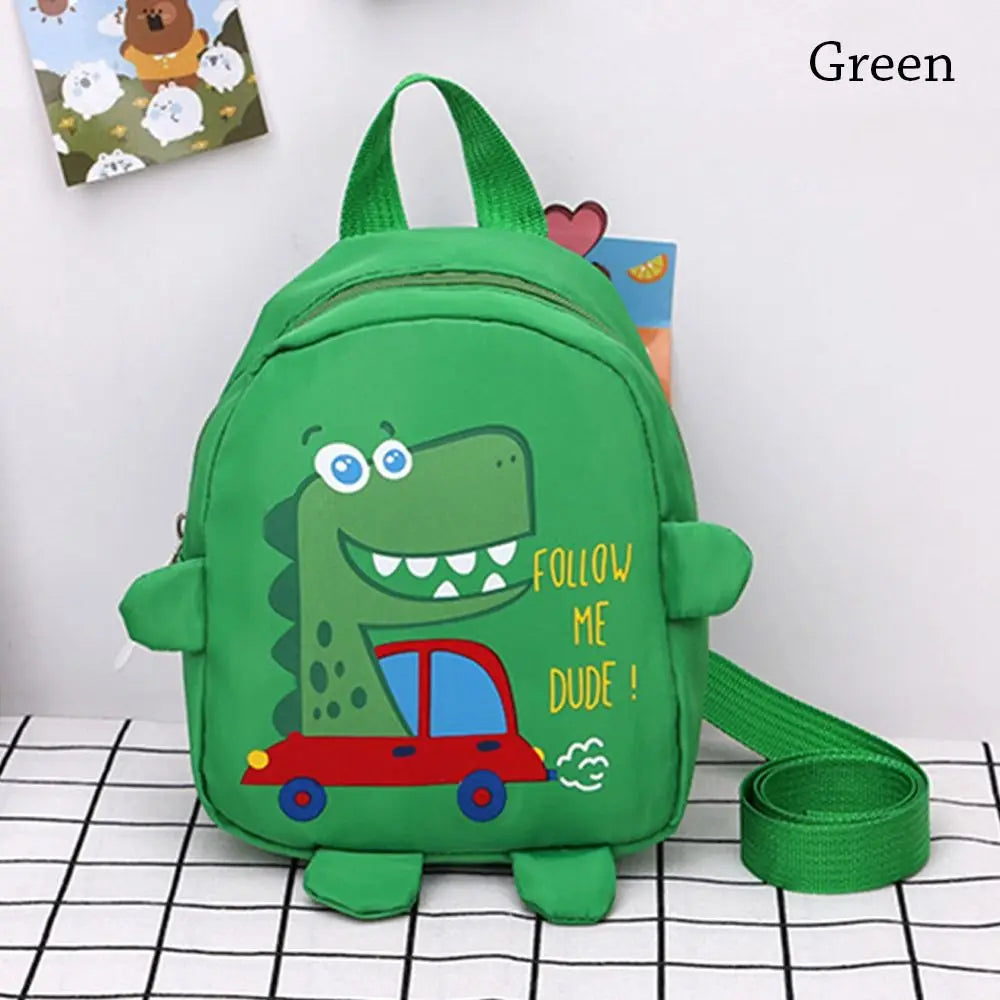 Children Cute Cartoon Dinosaur School Bags Anti-lost Backpacks Toddler Rucksack Kindergarten Schoolbag