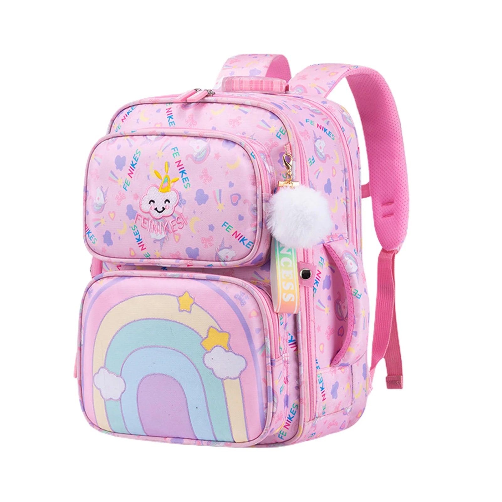 Cute Backpack For Primary School Student Stylish Portable Versatile Bag Breathable Preschool Books Bag Back To School Gift Girls