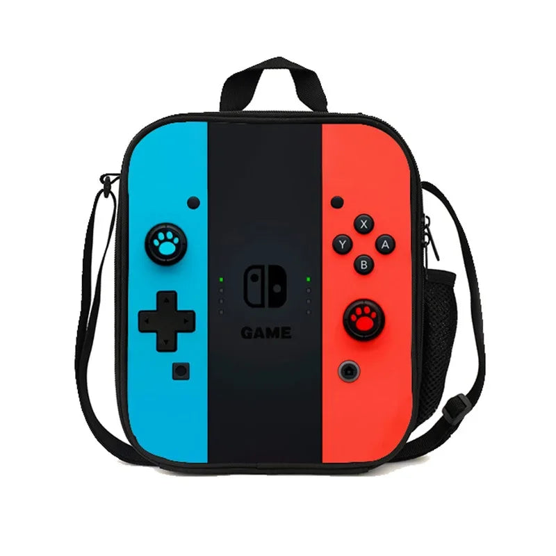 Back To School Game Console Pattern Schoolbag Student Shoulder Bag Dining Bag Pen Bag Three Pieces Multifunctional Backpacks
