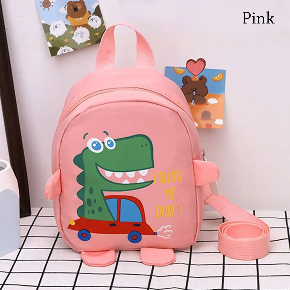 Children Cute Cartoon Dinosaur School Bags Anti-lost Backpacks Toddler Rucksack Kindergarten Schoolbag